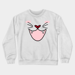 Cute cat face Crewneck Sweatshirt